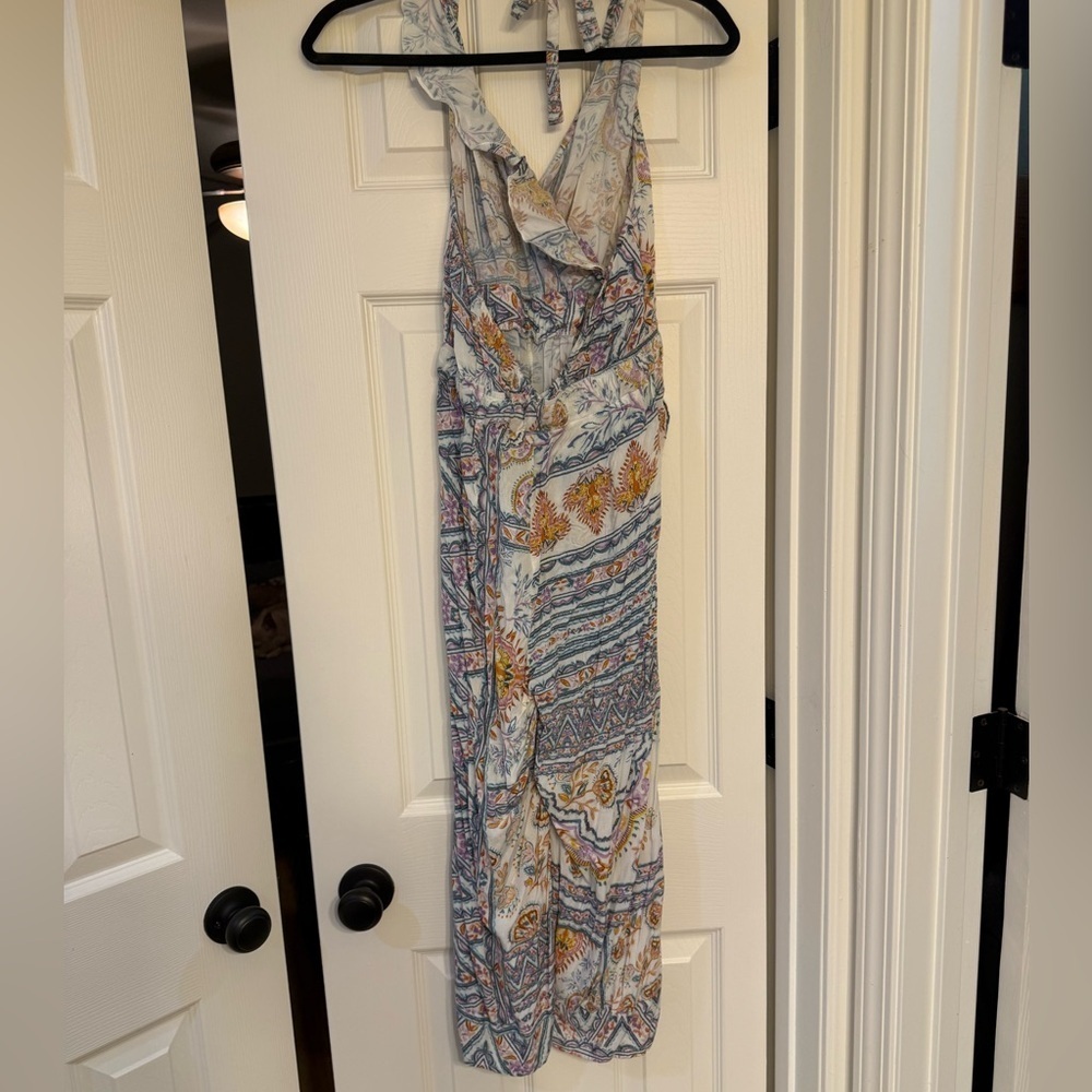 Olivaceous Halter Jumpsuit Floral Size M - Picture 4 of 6
